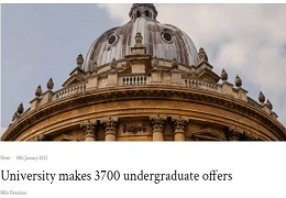 2022-23年度牛津大学各科入学笔试与录取情况分析！